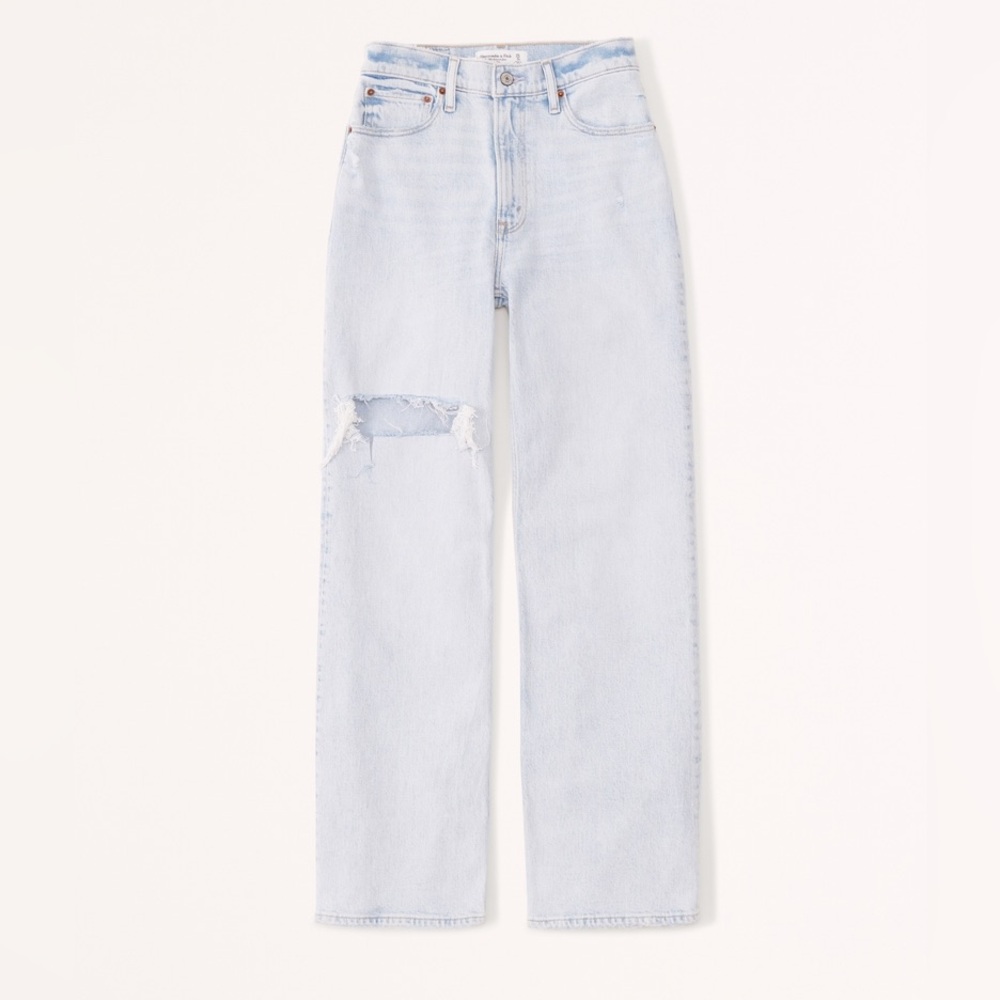 Abercrombie and Fitch the 90s relaxed high rise Jean curve love